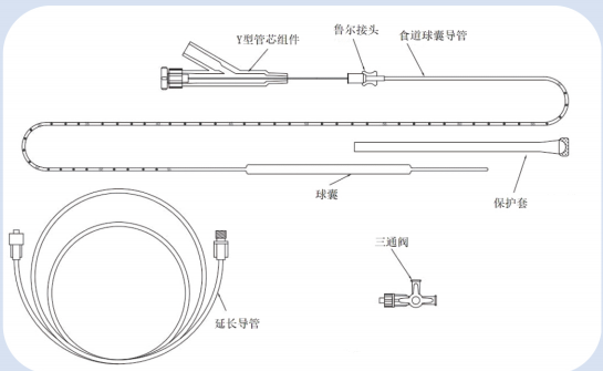 庫(kù)柏食道測(cè)壓球囊導(dǎo)管47-9005